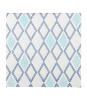 Servilleta BAMBULUX 40,0 x 40,0 cm 100 g/m² plegado 1/4 blanca - TRESMALL azul