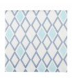 Servilleta BAMBULUX 40,0 x 40,0 cm 100 g/m² plegado 1/4 blanca - TRESMALL azul
