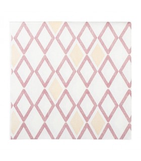 Servilleta BAMBULUX 40,0 x 40,0 cm 100 g/m² plegado 1/4 blanca - TRESMALL burdeos