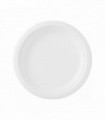 Plato caña de azúcar redondo blanco Ø 23,0 x 2,1 cm
