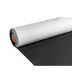 Mantel de papel en rollo 1,0 x 100,0 m 42 g/m² blanco - Fondo de color negro