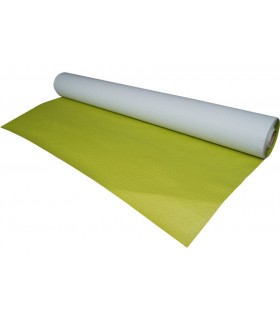 Mantel de papel en rollo 1,0 x 100,0 m 42 g/m² blanco - Fondo de color pistacho