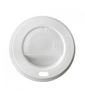 Tapa travel PS blanca Ø 6,2 cm (para vasos de 4 oz)