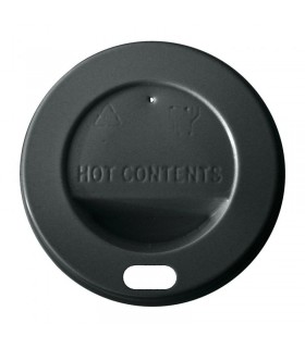 Tapa travel PS negra Ø 6,2 cm (para vasos de 4 oz)