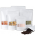 Bolsa papel DoyPack blanca + PE 80 g/m² 16,0 + 8,0 + 26,0 cm - 750 g