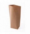 Bolsa papel kraft base cilíndrica Kraft reciclado 110 g/m² 15 x 27 cm