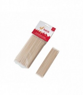 Pincho brocheta bambú 2 puntas 15 x 0,25 cm