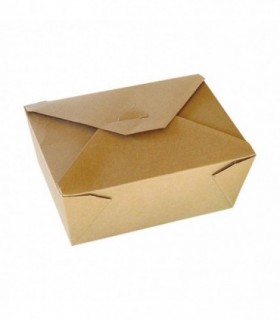 Caja cartón rectangular kraft 11,4 x 7,3 x 4,5 cm 50 cl