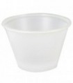 Mini tarrina ps redonda traslúcida 7,4 cl Ø6/3,5 x 4 cm