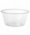 Mini tarrina PET redonda transparente 9,5 cl (3,25 oz) Ø7/5 x 3,5 cm